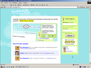 Скриншот главной страницы в Internet Explorer