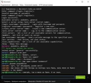 Dsconnect скриншет программы
